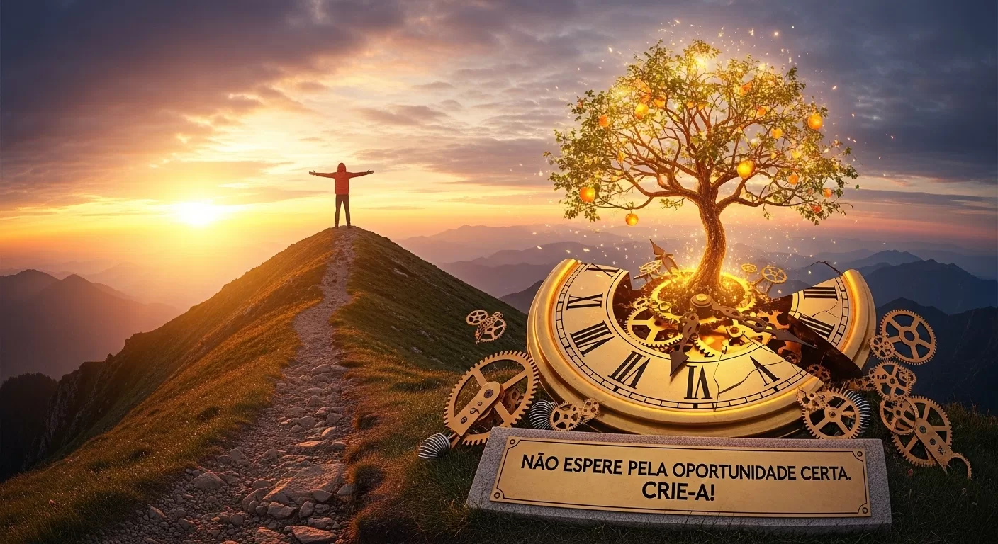 Não Espere Pela Oportunidade Certa. Crie-a!